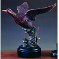 Wild Duck Award. 9"h x 9"w. Copper Finish Resin.